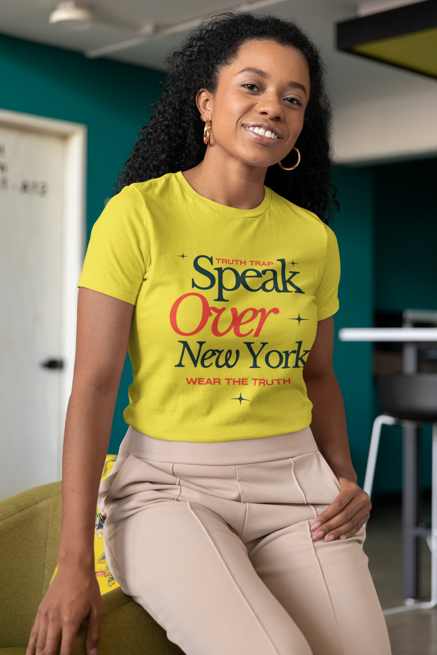 Speak Over New York-Jersey Tee- Available in 10 Other Colors