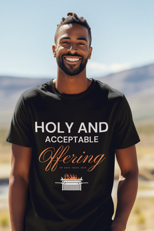 Holy Acceptable Offering-Unisex Champion T-Shirt-Black